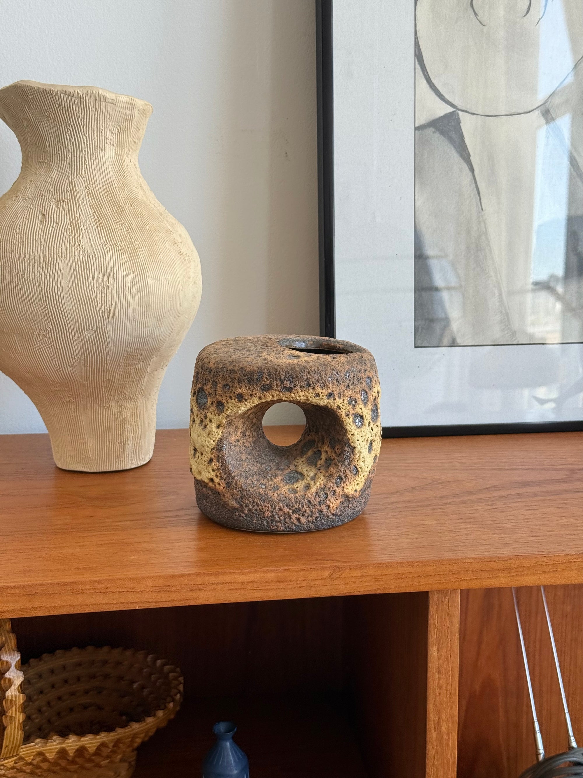 Fat Lava West German Vase c.1965