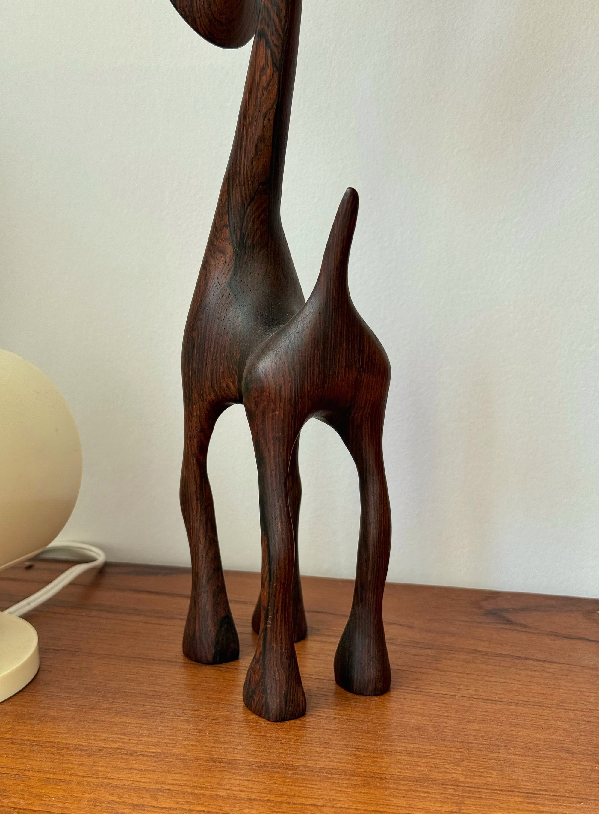 Rosewood Animal Hand Carved by Knud Albert Denmark c.1960