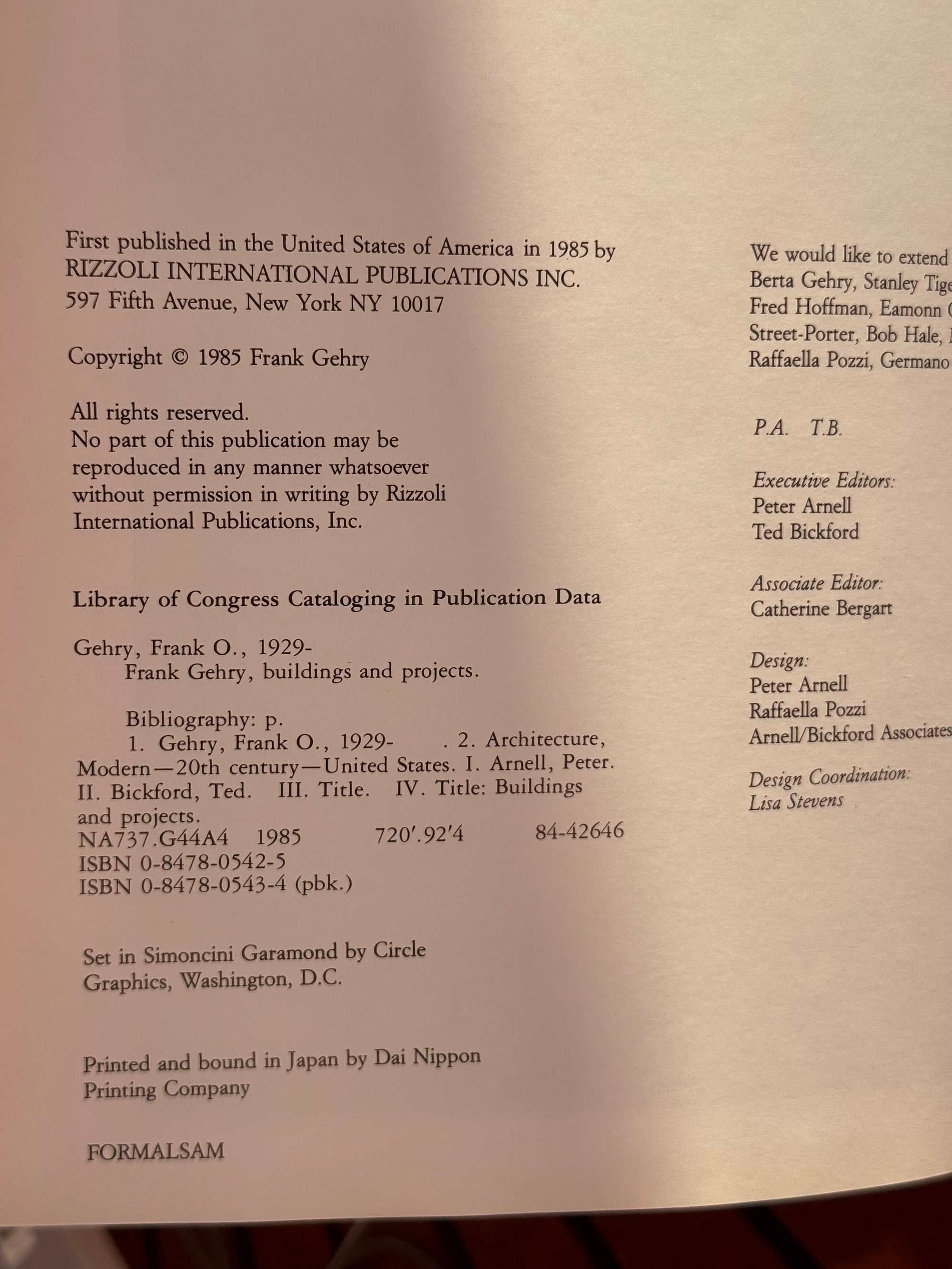 Frank Gehry by Mason Andrew’s c.1985