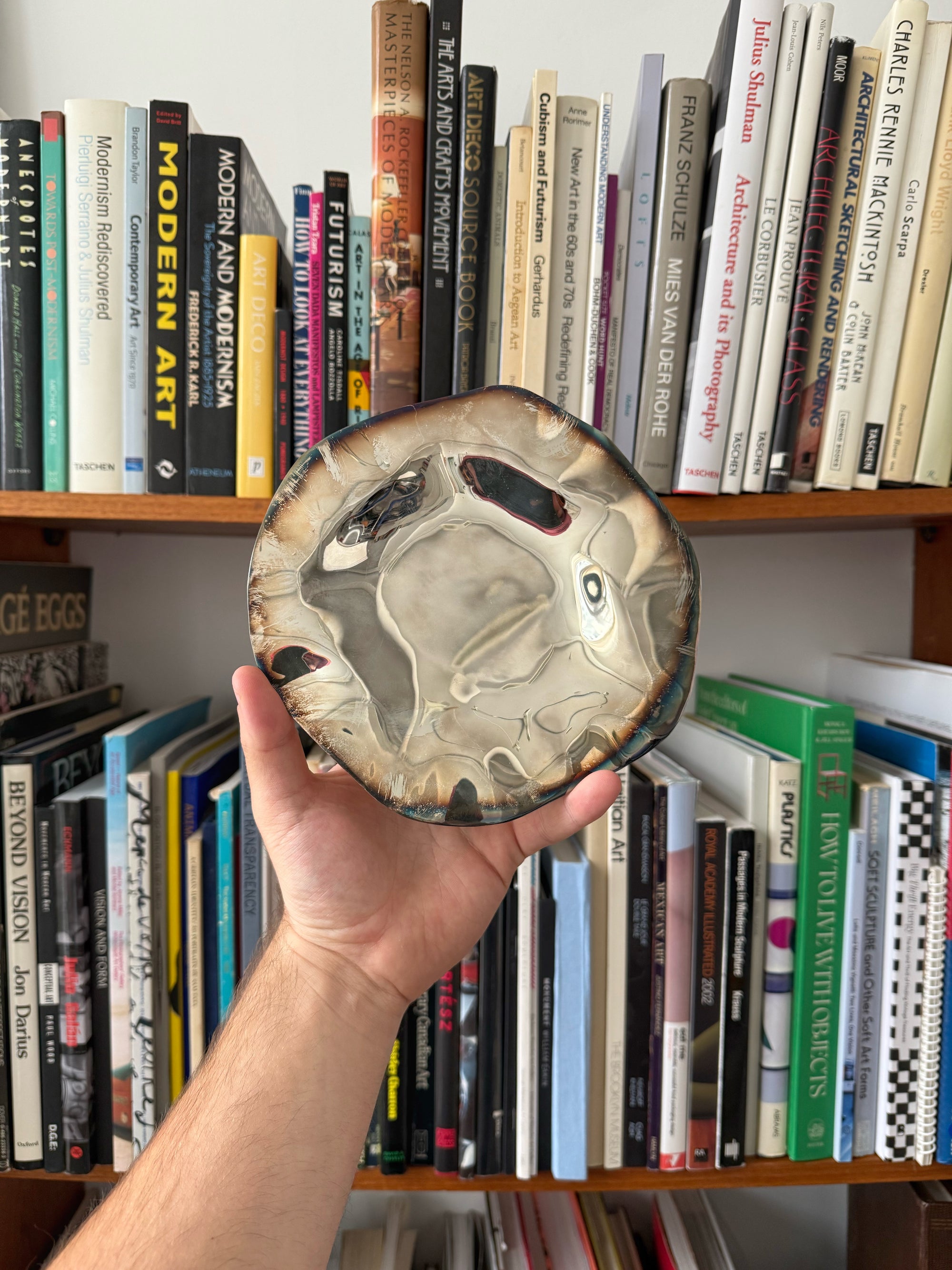 Silver Plated Plate by Izabel Lam c.1989