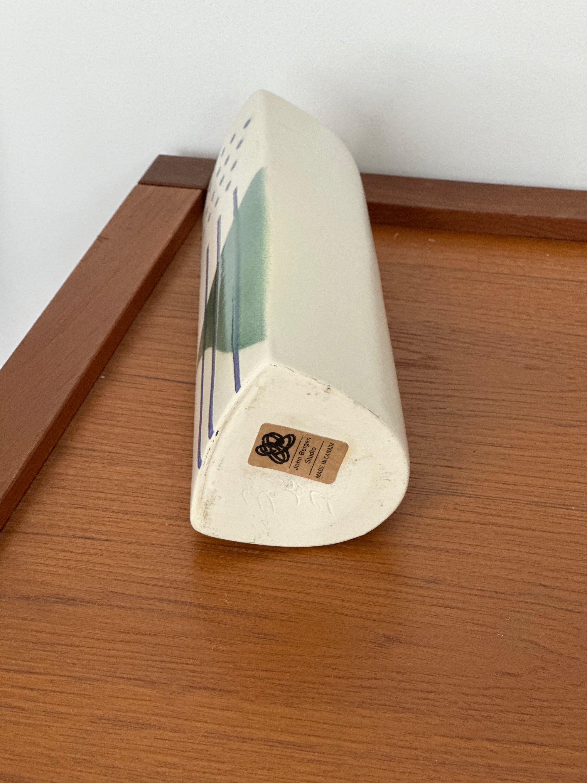 Vase by John Bergen c. 1985