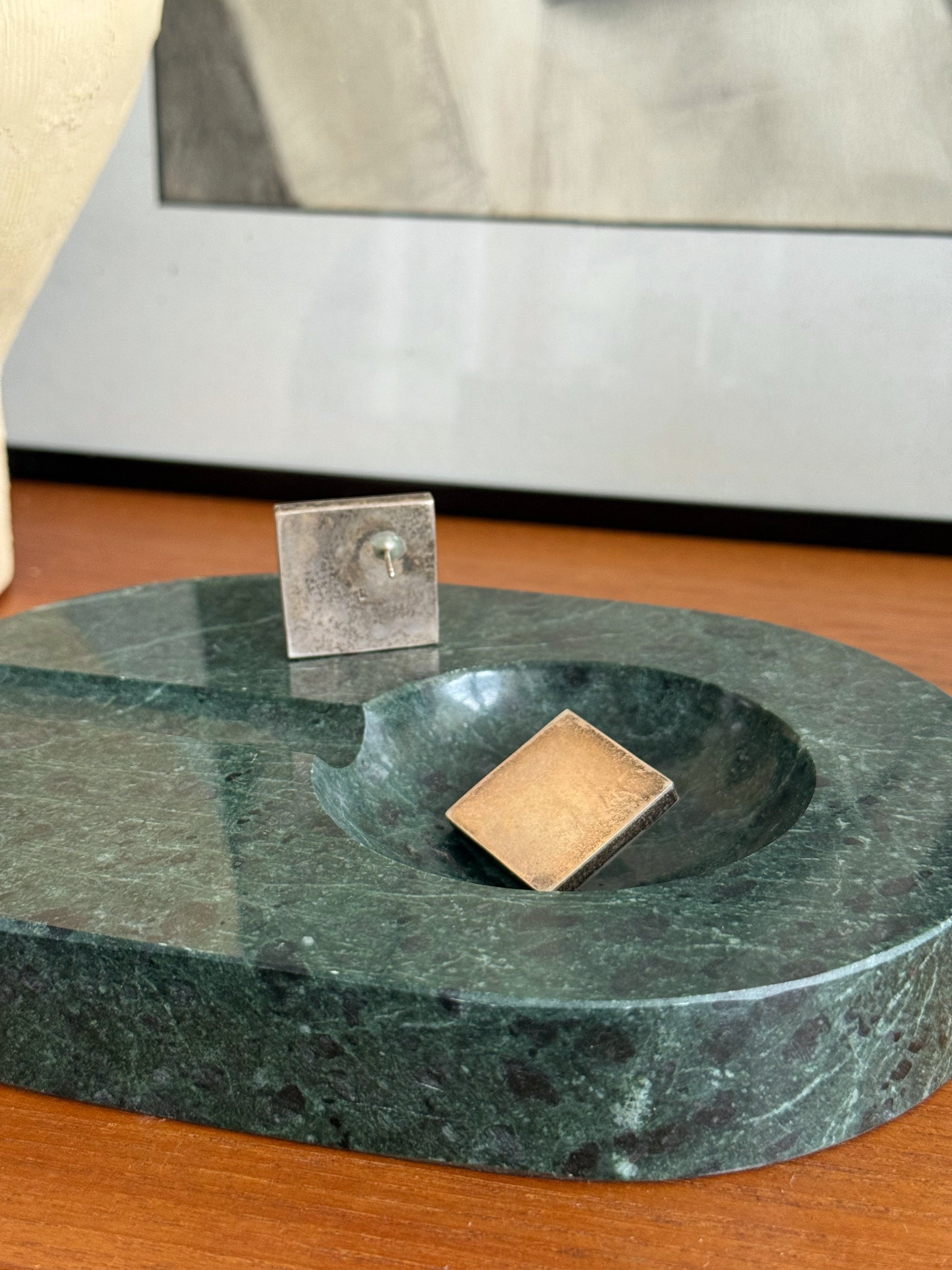 Modernist Square Sterling Earrings