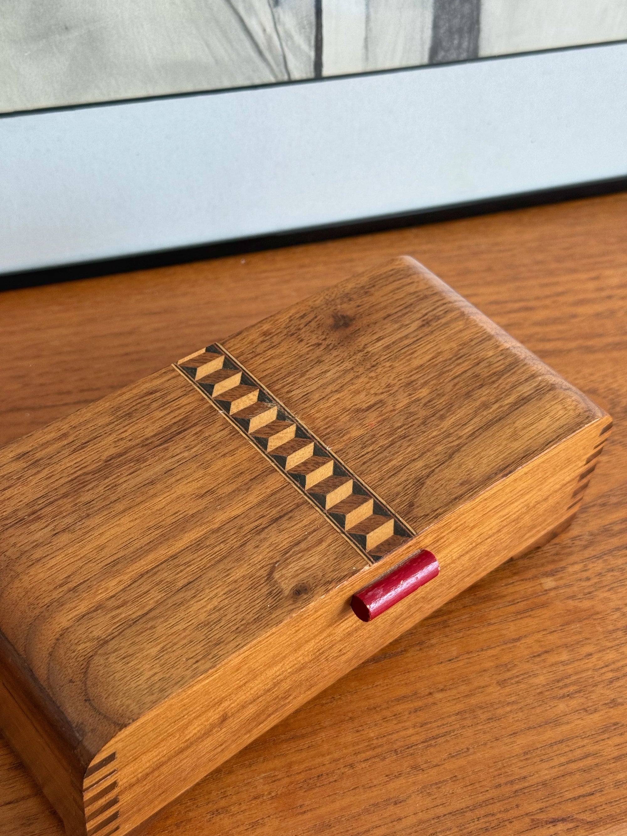 Art Deco Handmade Box with Inlay