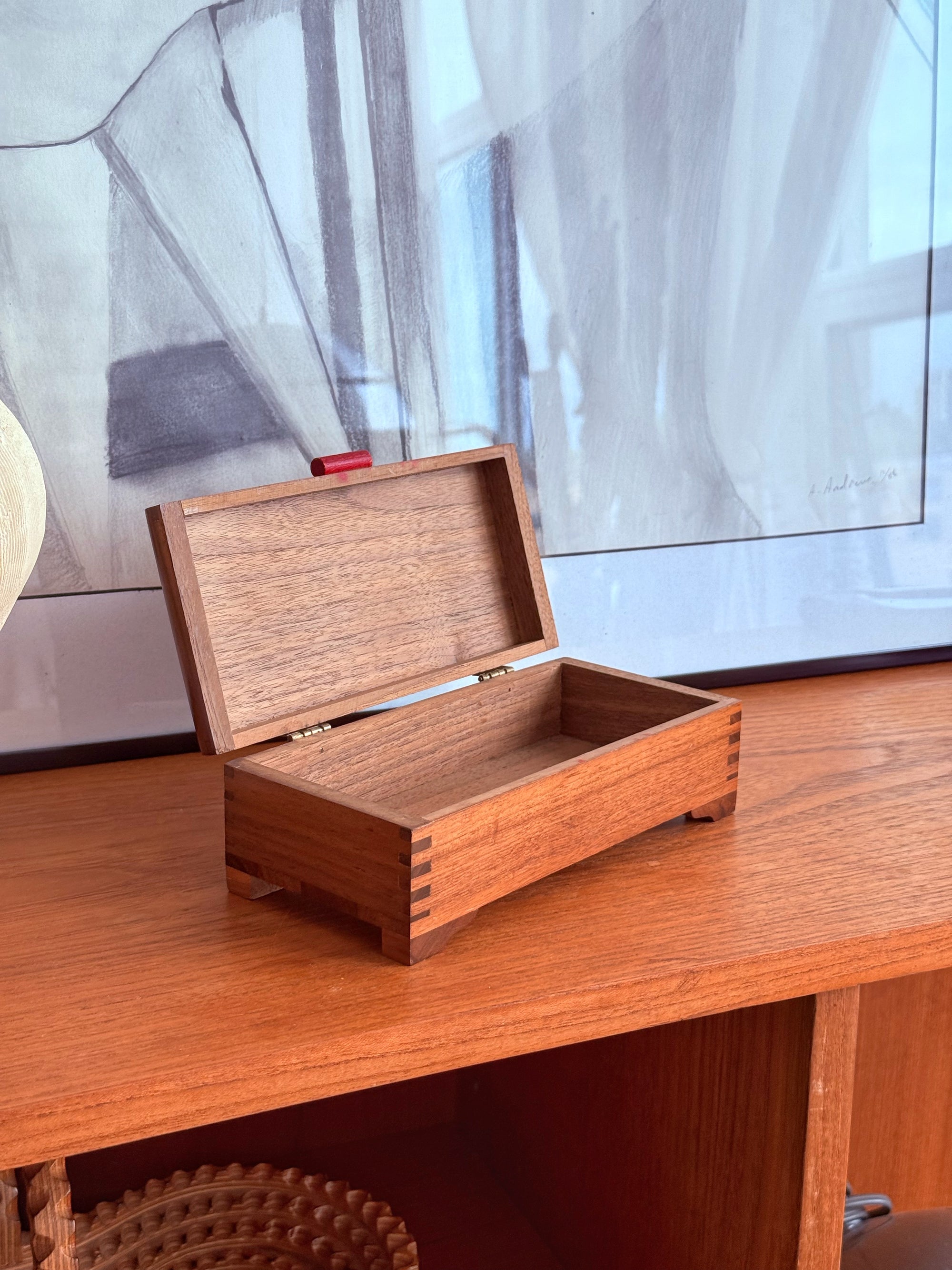 Art Deco Handmade Box with Inlay
