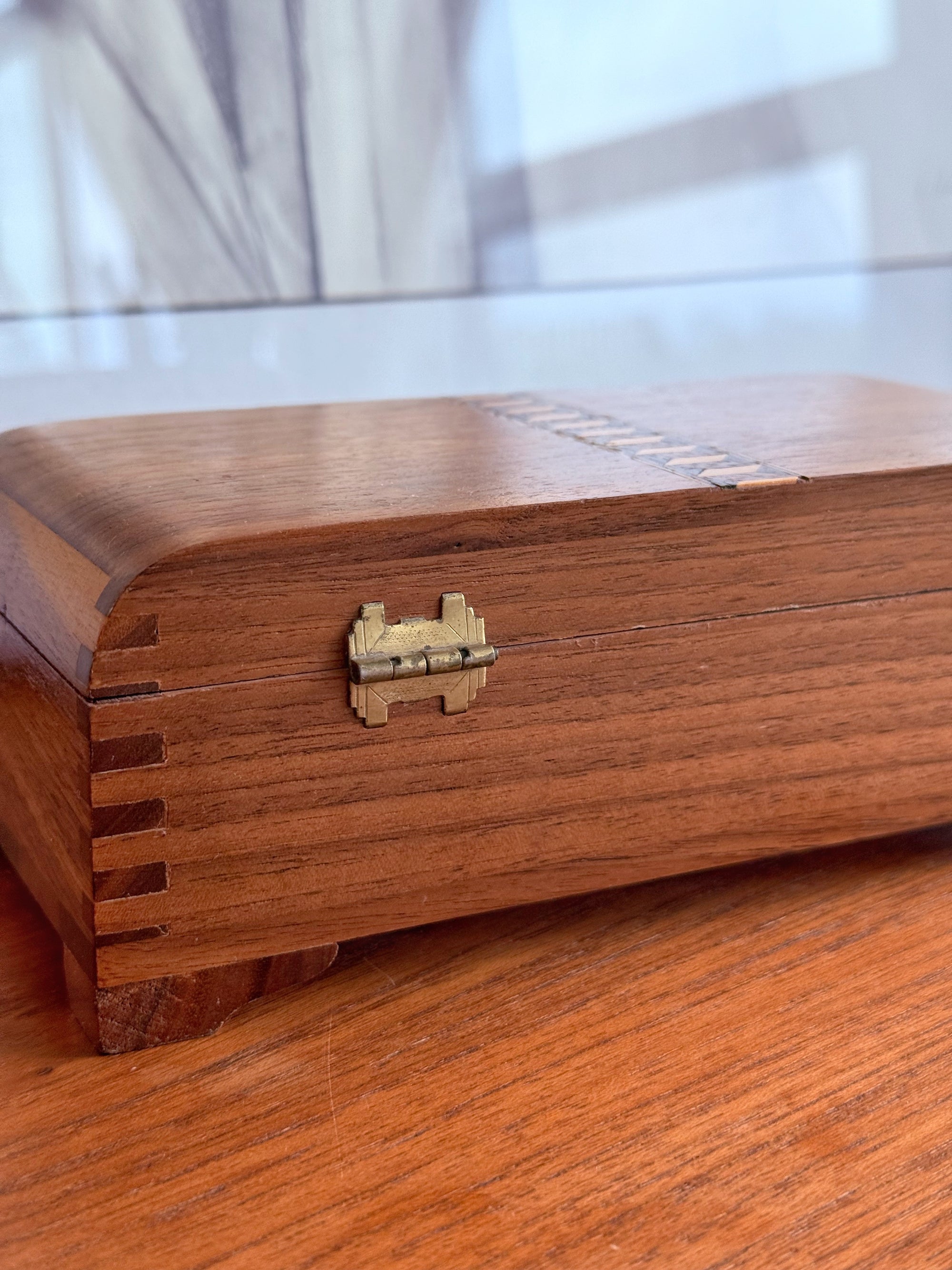 Art Deco Handmade Box with Inlay